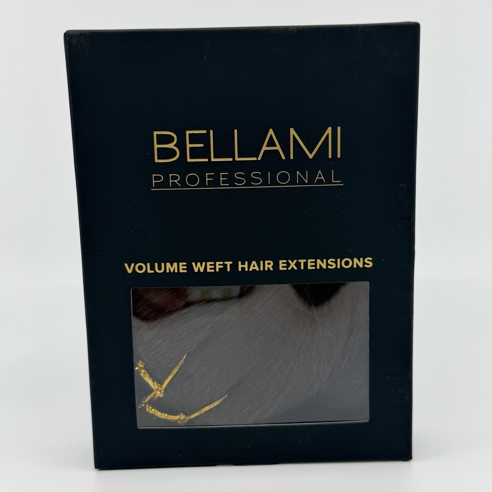 Bellami Professional Volume Weft 20" Dark Brown N #2 New Sealed Box Remy Human